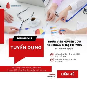 Tuyển dụng nhân viên nghiên cứu thị trường và phát triển sản phẩm